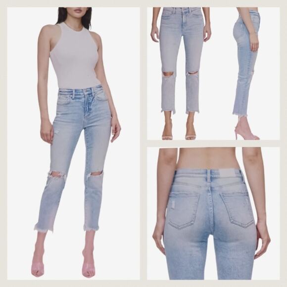 Pistola Distressed High Rise Skinny GUC $148 Size 31   J1316 - Picture 1 of 8
